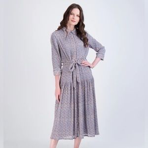 NWT - Blanc et Noir - Shirred Waist Dress - S & M